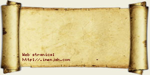 Avram Trnjaković vizit kartica